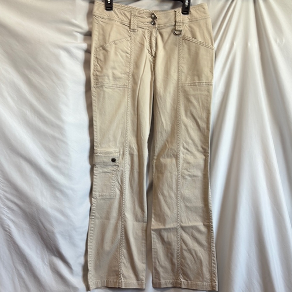 BC Clothing Tan Straight Leg Cotton Pants for Versatile Wear